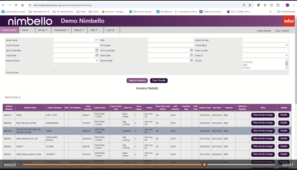Search Invoice Thumbnail