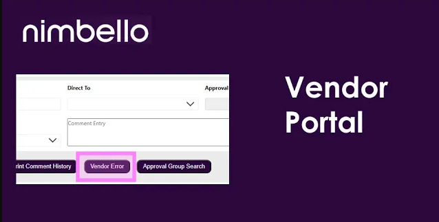 Nimbello's Vendor Portal