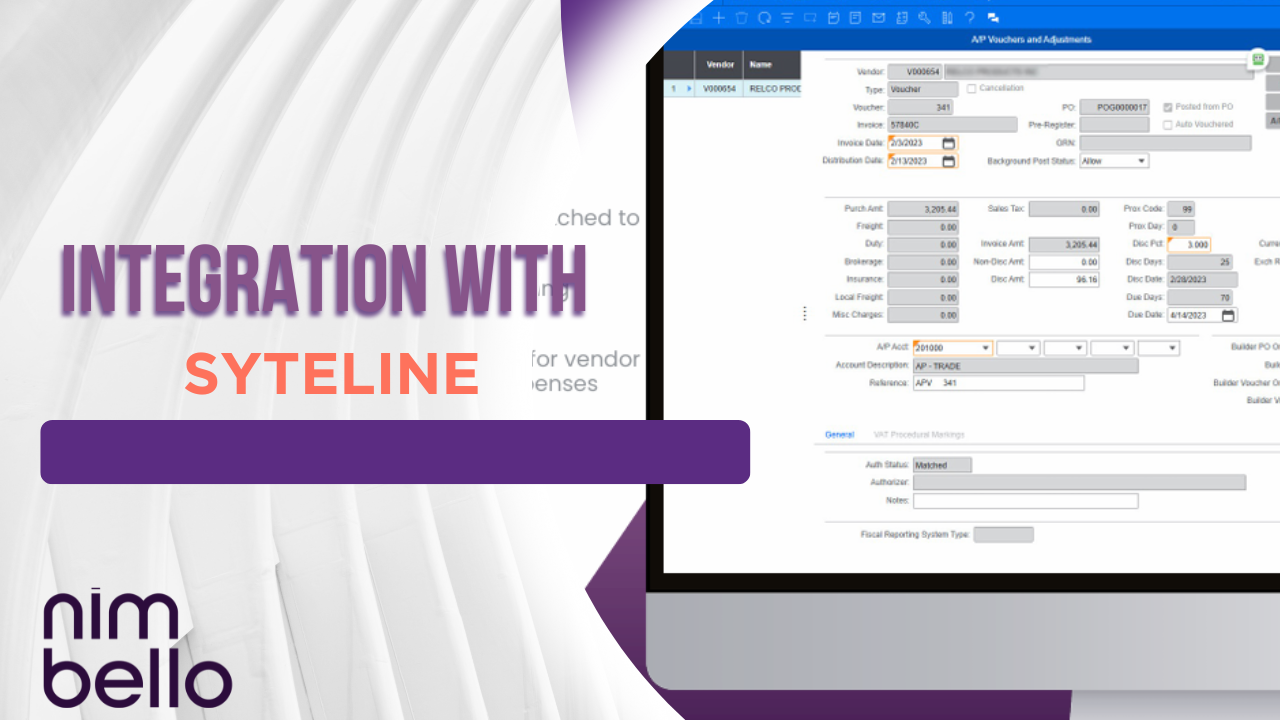Integration with SyteLine ERP | Nimbello